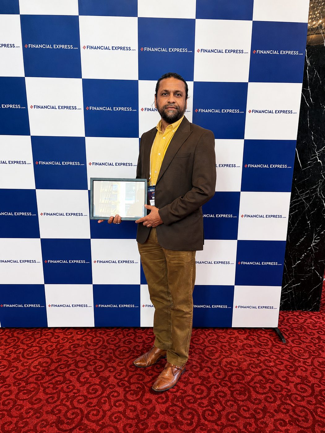 At the Financial Express awards